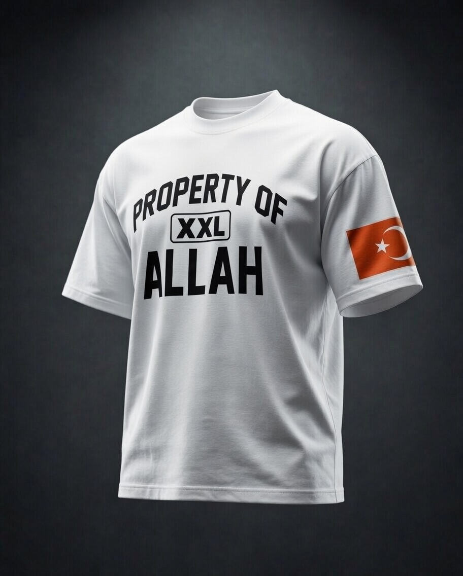 Property of Allah Tee — White 2