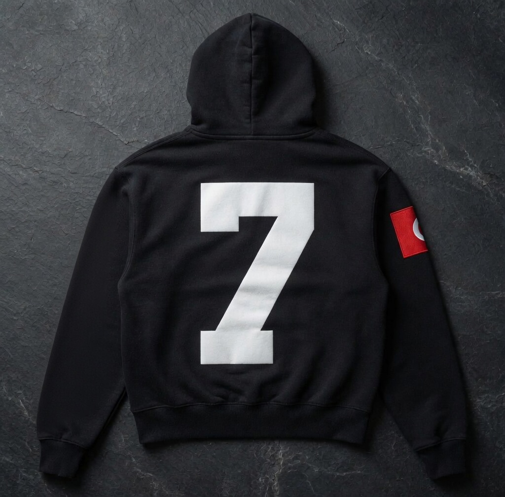 Alhamdulillah Zip Up Hoodie — Black 2