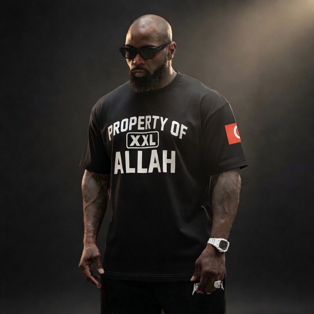 Property of Allah tee — black